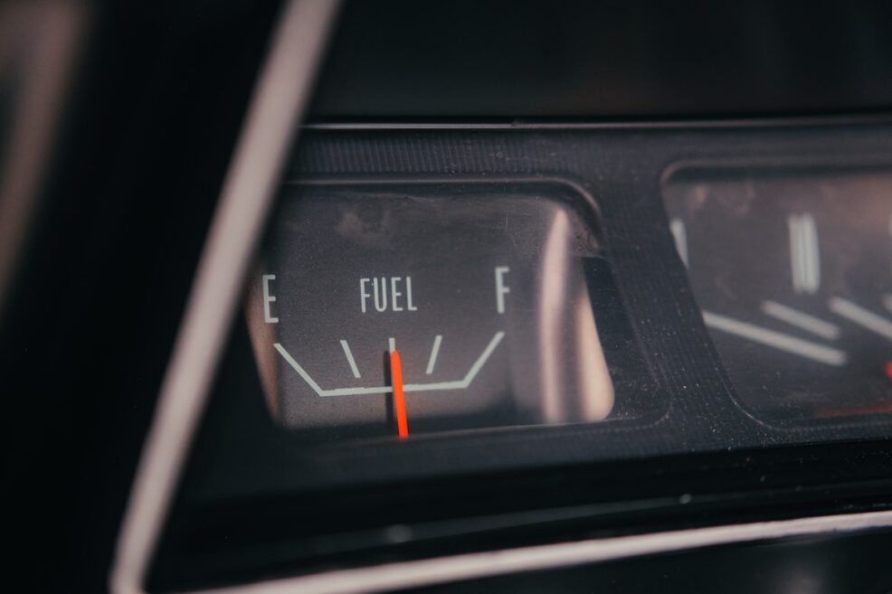 Fuel Scale In a Car