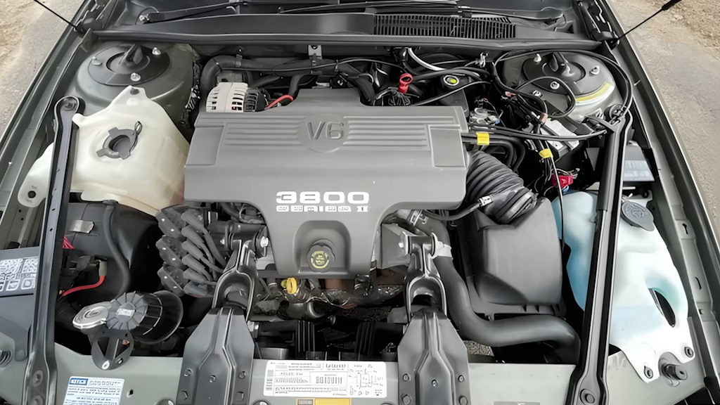 GM 3800 Series II V6 engine under the hood, known for reliability and torque