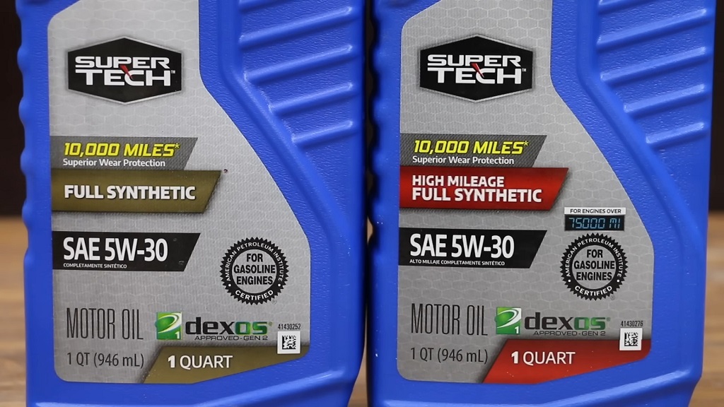 SuperTech 5W-30 full synthetic oil in the context of 5W30 vs 5W40 debate