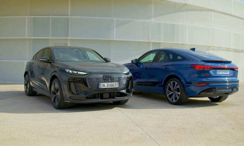 New Audi e-tron and e-tron Quattro parked side by side